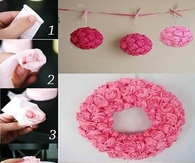 DIY Rose Paper Flowers