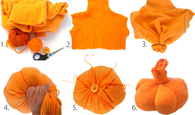 DIY Pumpkin From Old Sweater