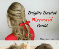 DIY Brigitte Bardot Mermaid Braid
