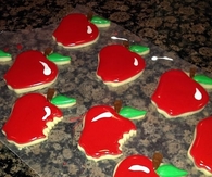 Back to School Apple Cookies