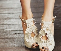 Cute Ruffled Shoes