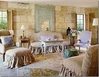 Ruffled Slip Covers