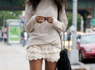 Ruffled Lace Skirt