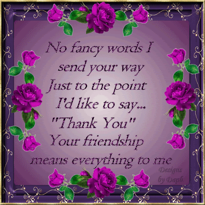 No fancy words I send your way...