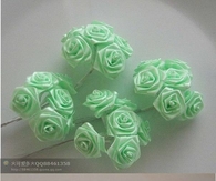 DIY Mini Ribbon Roses