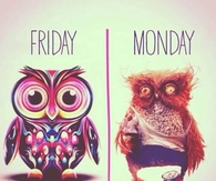 Friday and then monday