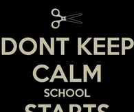 school starts tomorrow