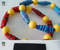 DIY Colored Tape Bracelet