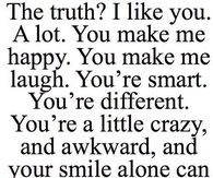 I like you a lot