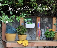 DIY Potting Bench