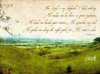 The Lord is my shepherd