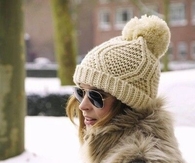 Faux Fur Vest and Winter Hat