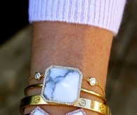 Arm Bracelets with stones