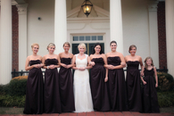 Chocolate bridesmaid dresses
