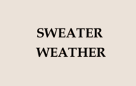 Sweater weather
