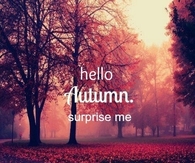 Hello autumn