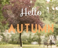 Hello autumn