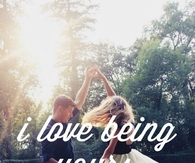 I love being yours