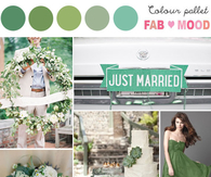 GREEN WEDDING COLOUR PALETTE