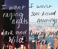 I want