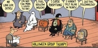 Halloween group therapy