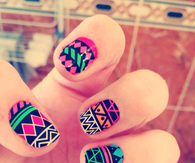 Aztec nails