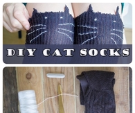 DIY Cat Socks