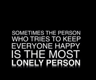 the Most Lonely Person