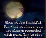 When You're Thankful
