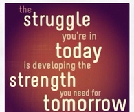 the Struggle Your in Today