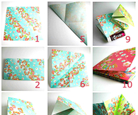 DIY Origami Folded Book