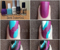 DIY Wild Striped Nails