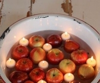 Autumn Apples and Candles