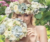 Floral Bridal Bouquet & Garland