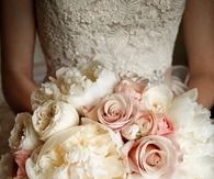 Lovely Bouquet of Pink & White Roses