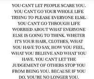 Cant Let People Scare You