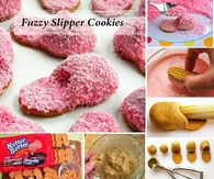 DIY Fuzzy Slipper Cookies
