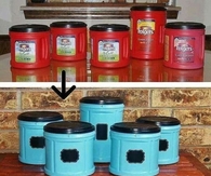 Repurpose Old Coffee Cans