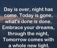 day is over