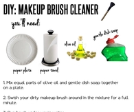 DIY Makeup Brush Cleaner