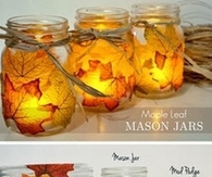Maple Leaf Mason Jars