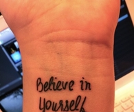 Believe in yourself
