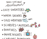 Things i love about Autumn