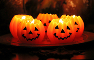 Pumpkin candles