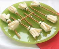 Cheesy witch brooms