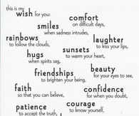 my wish for you