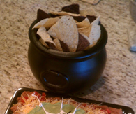 Halloween five layer dip