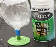 Glitter glassware