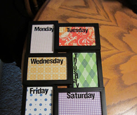 Dry Erase Weekly Calendar