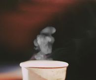 Steaming Starbucks Coffee